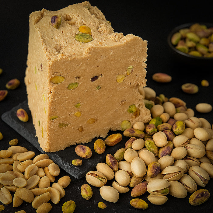 Халва - zemesriekstu ar pistācijām 