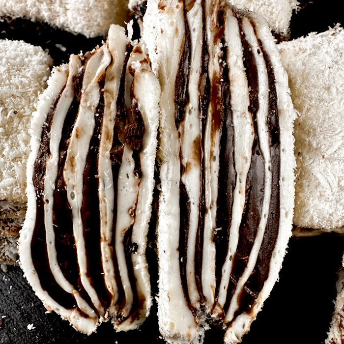 Лукума тортите с мороженым и кокосом