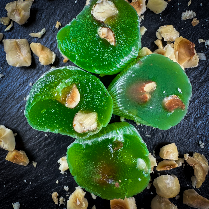 Abolu pirkstiņi ar aprikožu kauliņiem