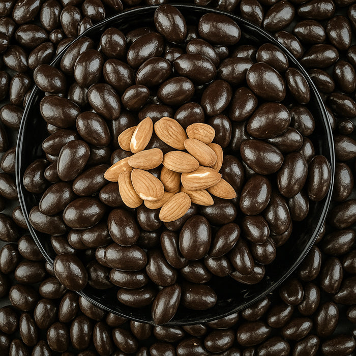 Дражеяс с манделем пена бельгю шоколаде