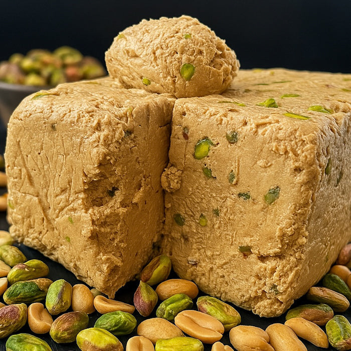 Халва - zemesriekstu ar pistācijām 