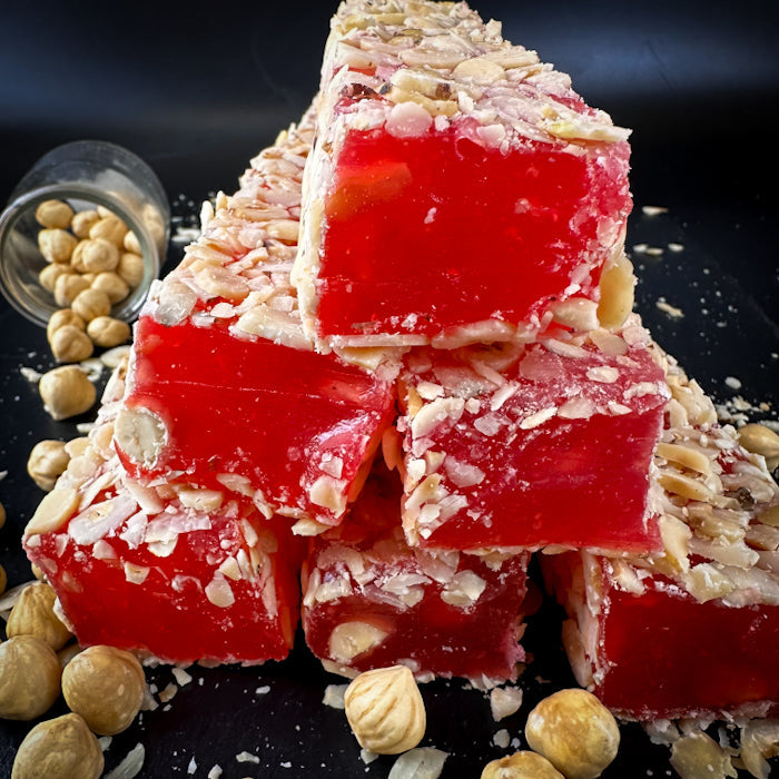 Сулиги гранатаболу лукумс ар лазду риекстием