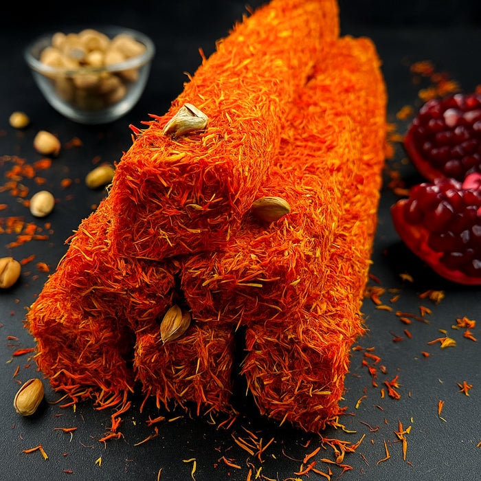 Гранатаболу лукумс в мексиканском стиле с фисташками