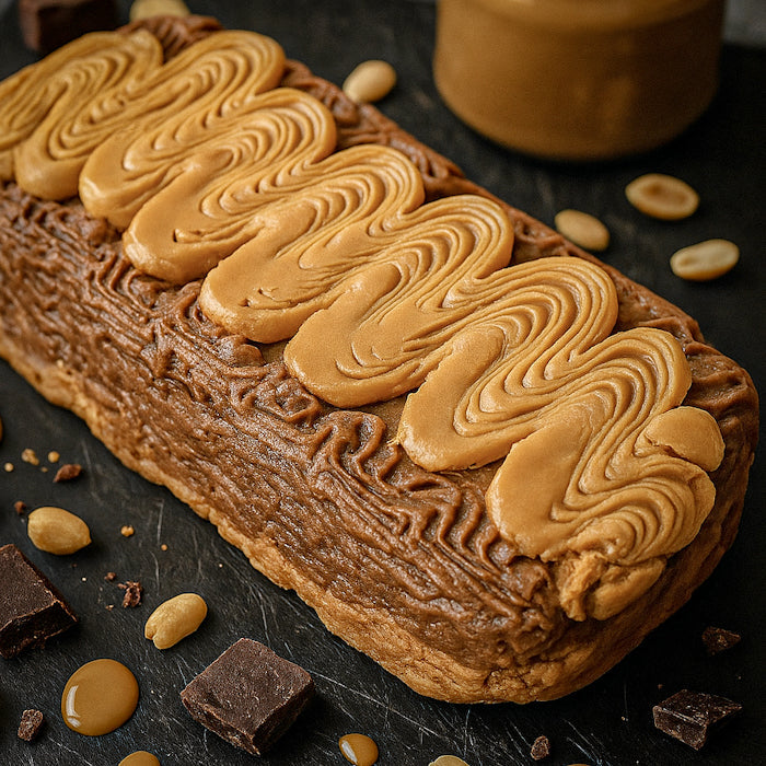 Riekstu-karameļu rulete ar iebiezināto kremu 