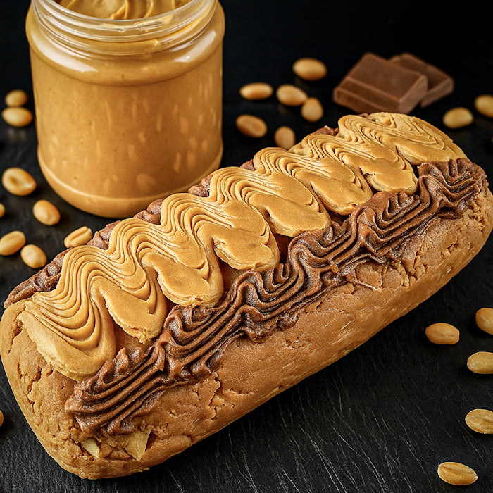 Riekstu-karameļu rulete ar iebiezināto kremu 