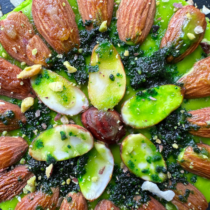 Мини-тортиты без самаркандских халв - смаржигас фисташек