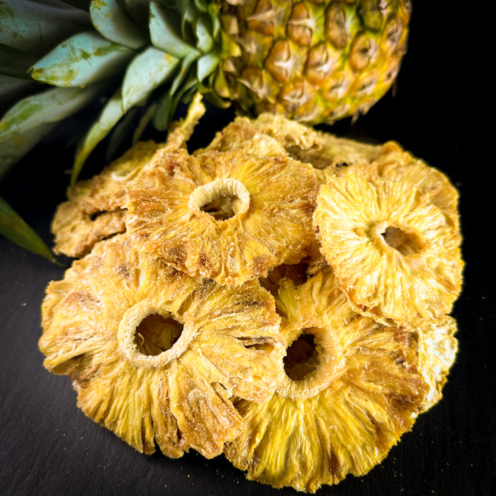 Kaltēti ananāsi bez cukura