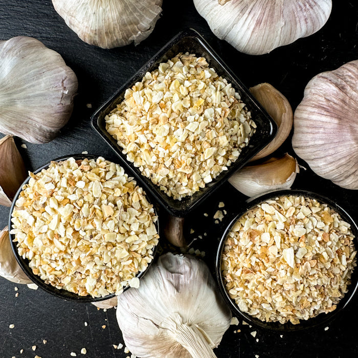 Ķiploku granulas 8-16 mesh 