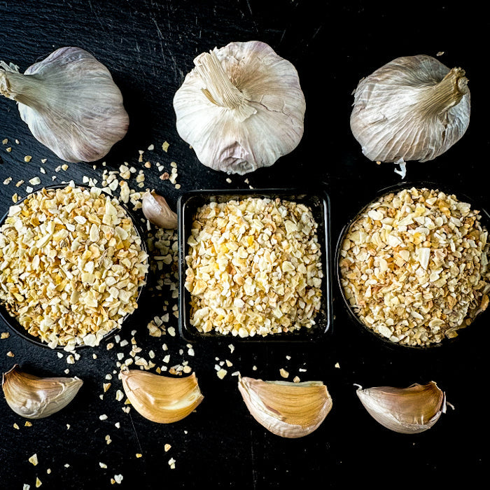 Ķiploku granulas 8-16 mesh 