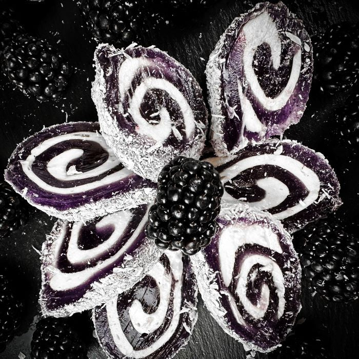 Kazeņu-pastilu lukums ar kokosriekstu skaidiņam