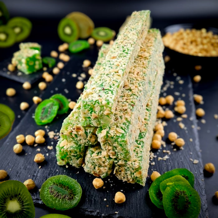 Киви лукумс ар лазду риекстием 