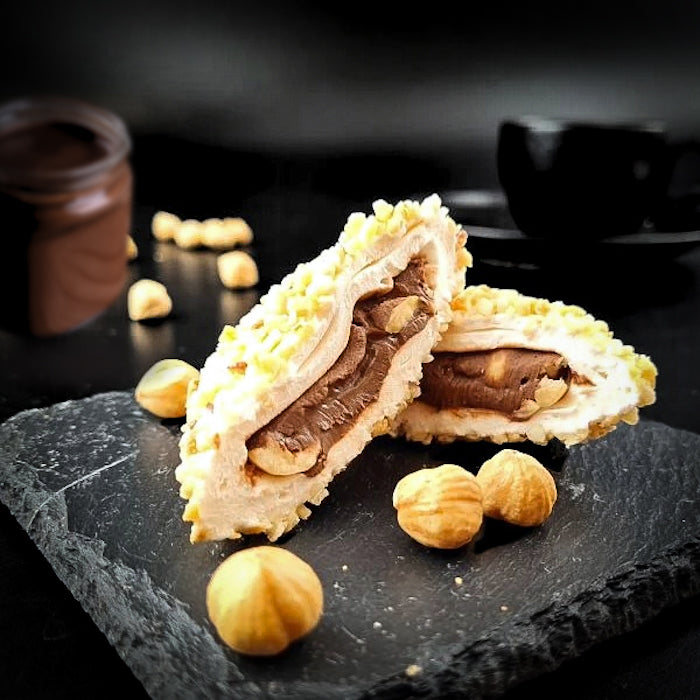 Лукума спилвентиньш ar lazdu Riekstiem un "nutellu"