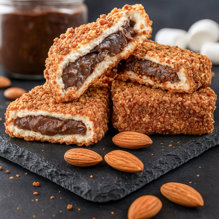 Лукума спилвентиньш ar mandelēm un "nutellu" 