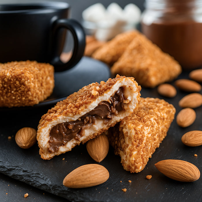 Лукума спилвентиньш ar mandelēm un "nutellu" 