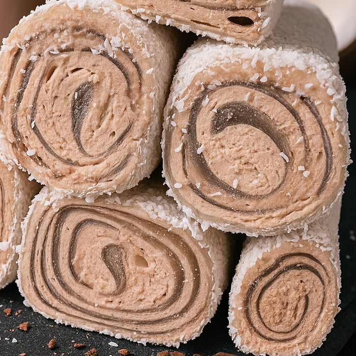 Lukums ar Nesquik garšu un kokosriekstu skaidiņām 