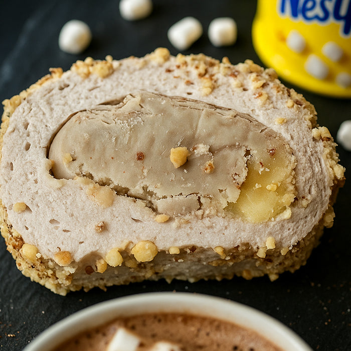 Lukums ar Nesquik какао гаршу ип лазду и манделю риекстием