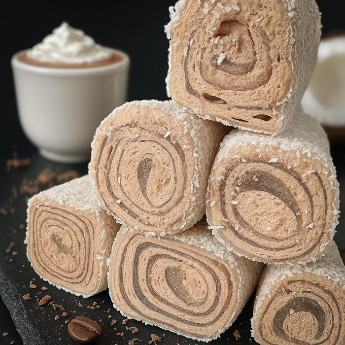 Lukums ar Nesquik garšu un kokosriekstu skaidiņām 