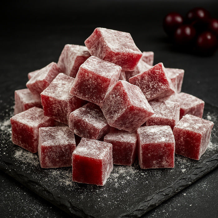 Saldo ķiršu lukums kubiņos