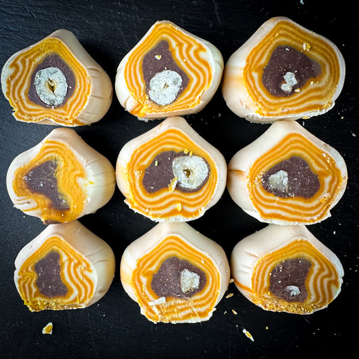 Самаркандские халвы рулятся с карамельным гаршу и лазду риекстием 