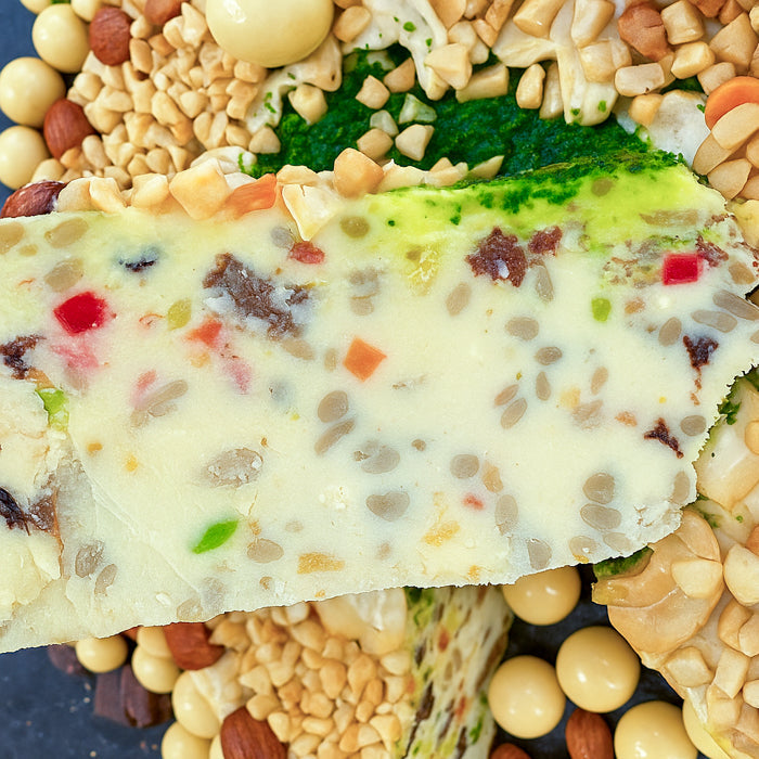 Fantastiska Samarkandas piena halva ar saldējuma garšu