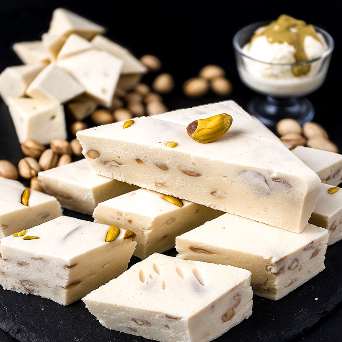 Щербет с кусочками фисташек