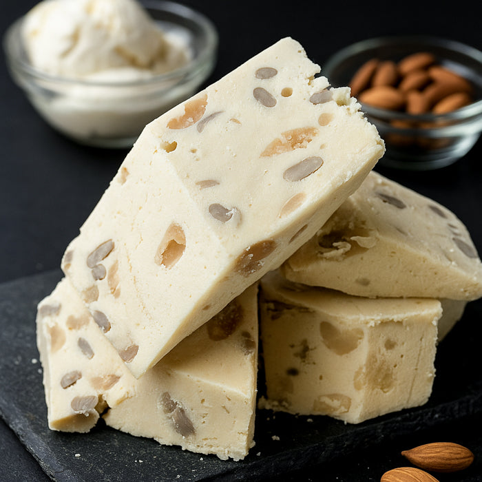 Щербет с салатом из манделема