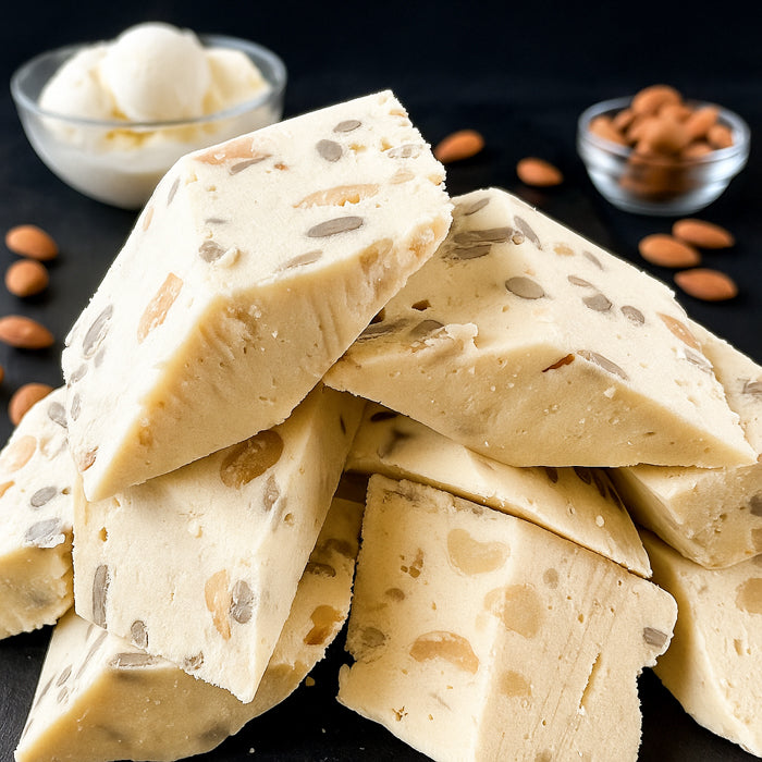 Щербет с салатом из манделема