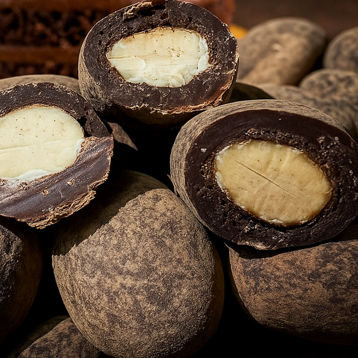 Веселили лилии манделу риексти пена шоколад и какао инс шоколад, как гаршу