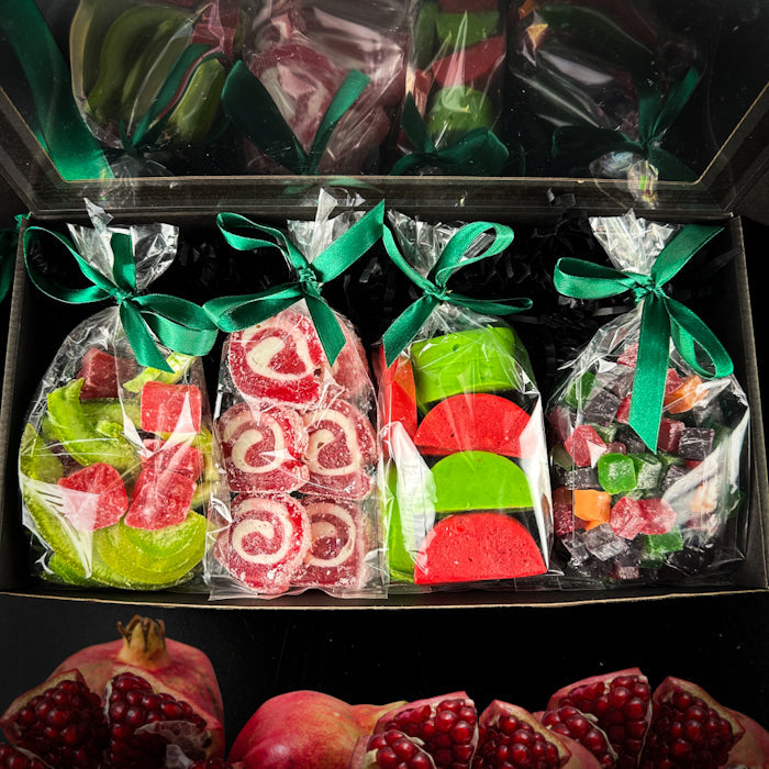 Austrumu saldumu un žāvetu augļu miks