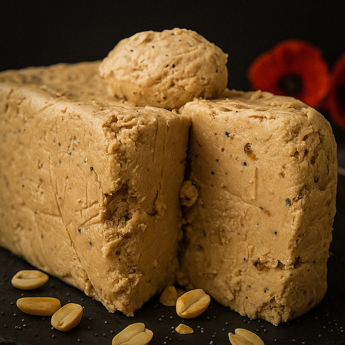 Халва zemesriekstu ar magonēm 