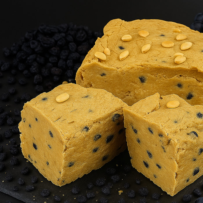 Халва - zemesriekstu ar rozīnēm