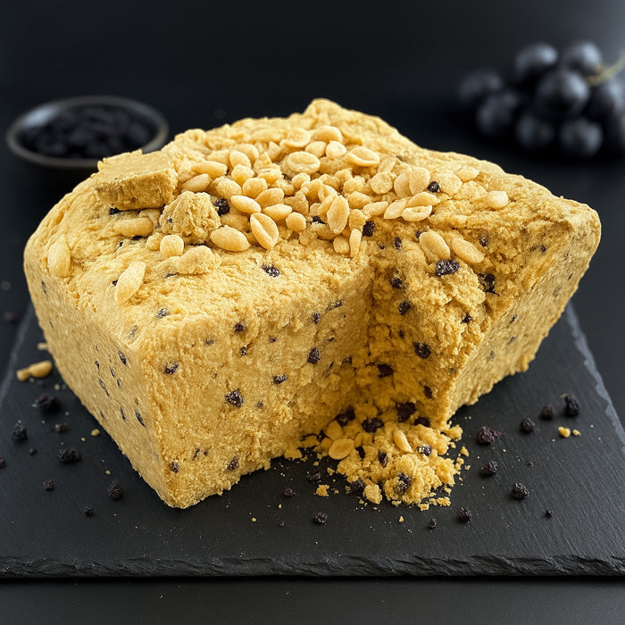 Халва - zemesriekstu ar rozīnēm